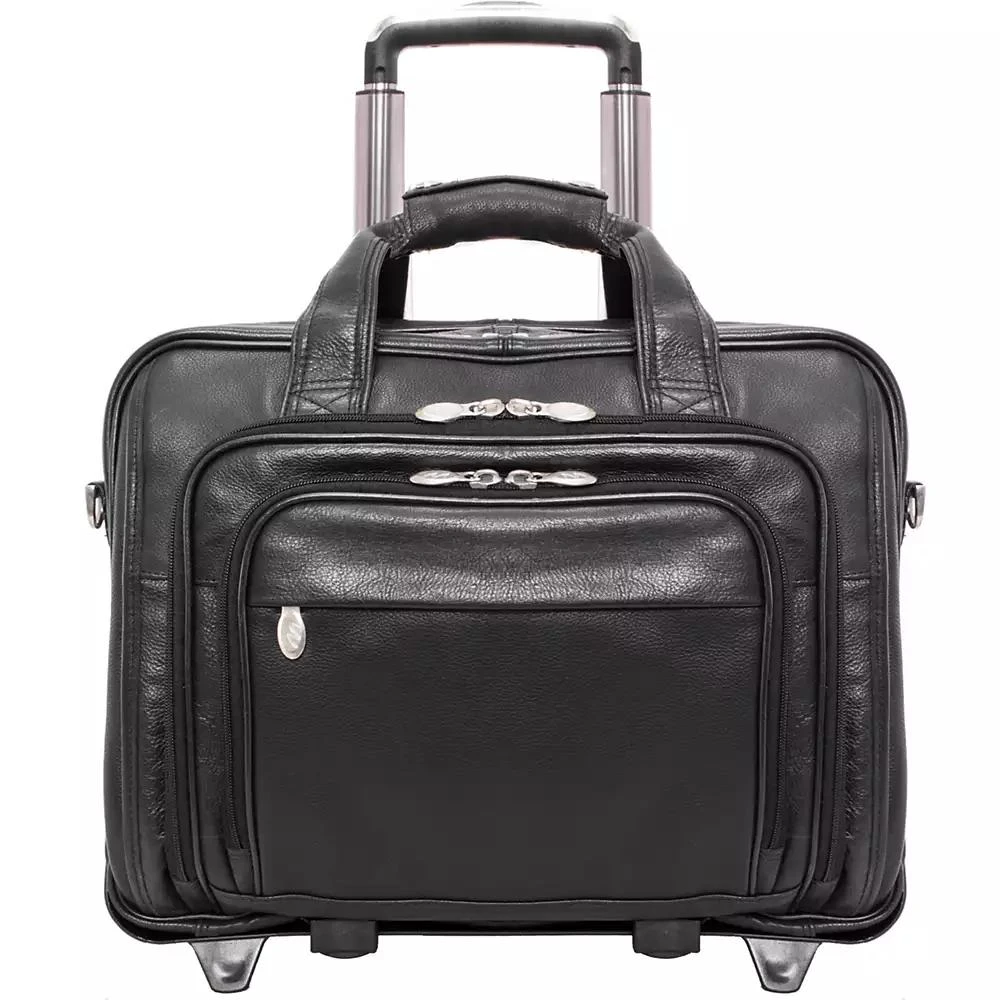 McKlein Gold Coast, 17" Patented Detachable -Wheeled Laptop Briefcase 10