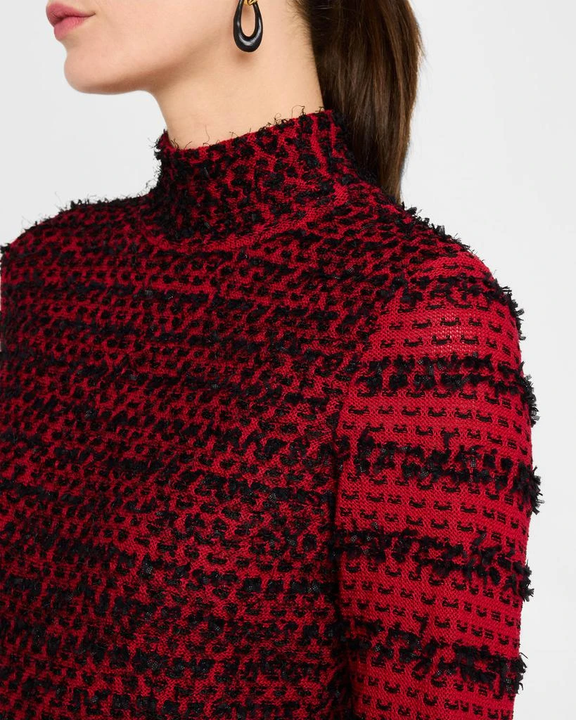 Misook Two-Toned Eyelash Knit Mini Dress 5