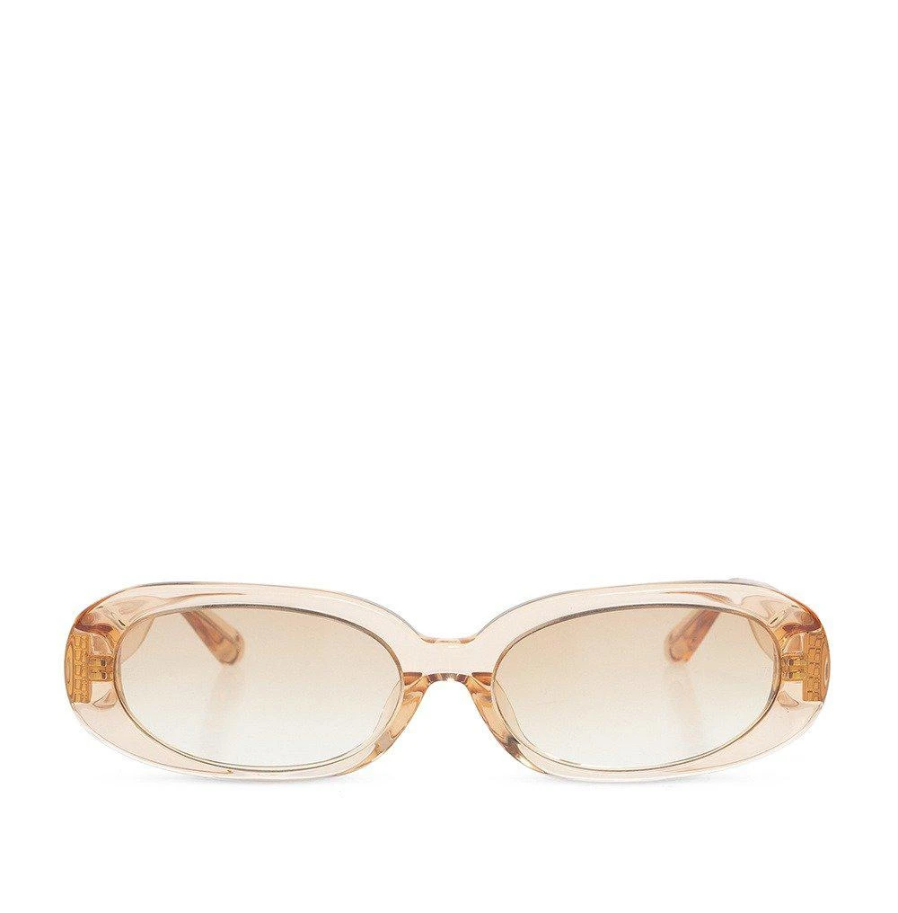 Linda Farrow Linda Farrow X Rowen Rose Cara Oval Framed Sunglasses 1