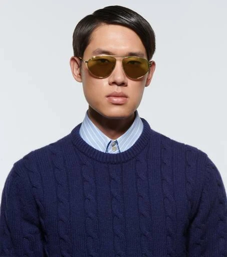 Gucci Metal frame aviator sunglasses 3