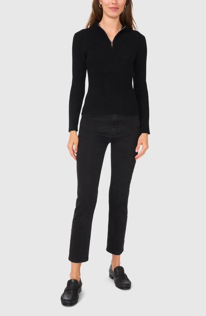 Halogen Rib Quarter Zip Sweater 5