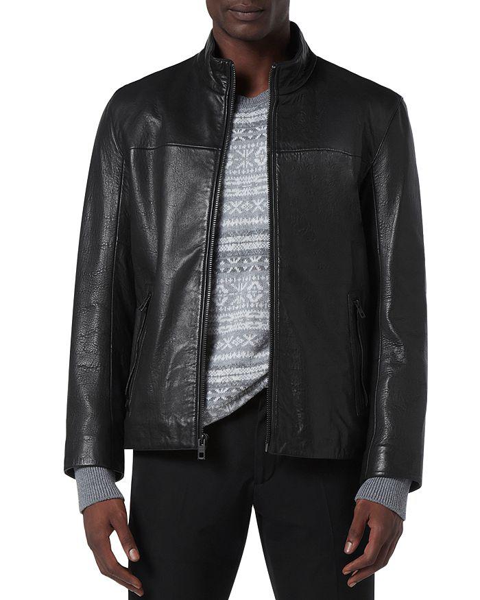 Andrew Marc Sallinger Leather Racer Jacket