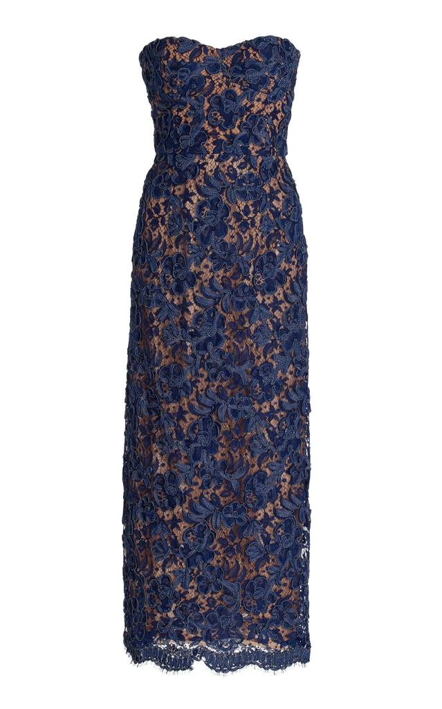 Michael Kors Michael Kors Collection - Denim Soutache Lace Midi Dress - Navy - US 0 - Moda Operandi - Dresses & Skirts - BeyondStyle Michael Kors Michael Kors Collection - Denim Soutache Lace Midi Dress - Navy - US 0 - Moda Operandi - Dresses & Skirts - BeyondStyle