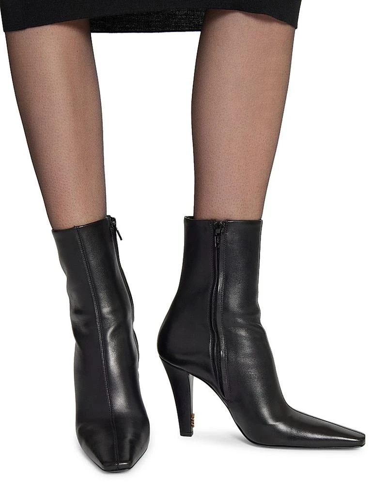 Yves Saint Laurent Jill Booties in Smooth Leather 4