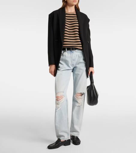 Jardin des Orangers Striped wool and cashmere sweater