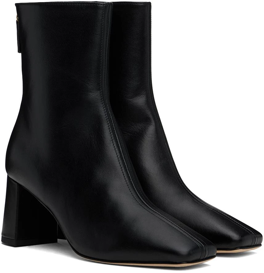 Dear Frances Black Cube Boots 4