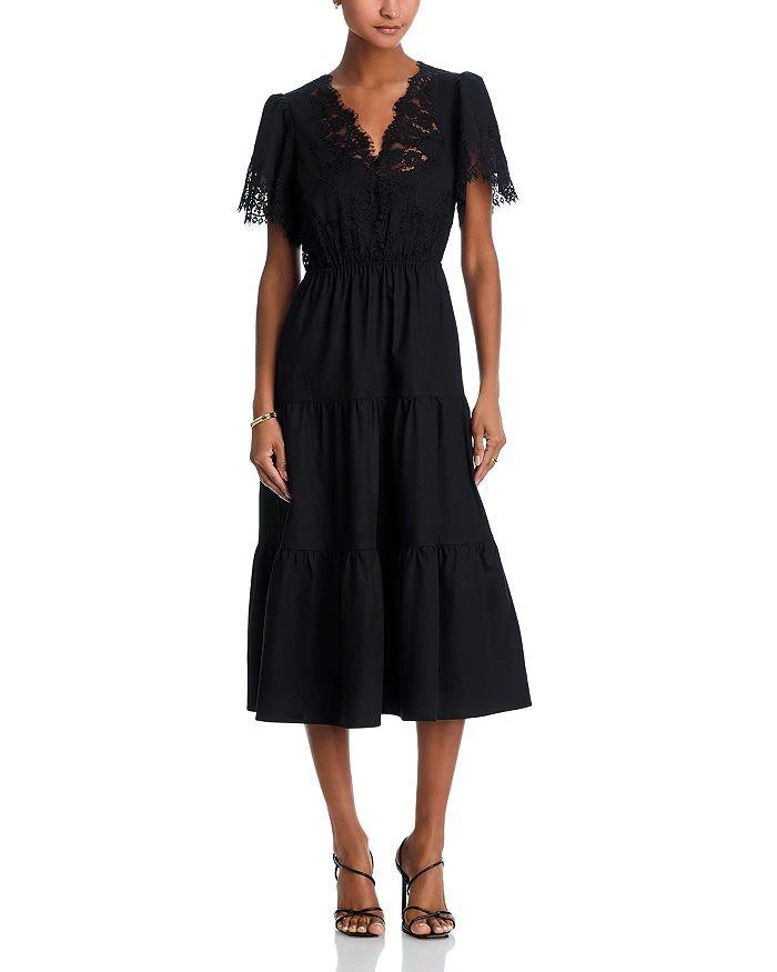 Denim Bustier Midi Dress - Exclusive  On Sale Now with Up to 20% Off |  Discover Exclusive Deals & Savings at BeyondStyle  Authentic AQUA women| dress with Limited-Time Discounts, Free Shipping,