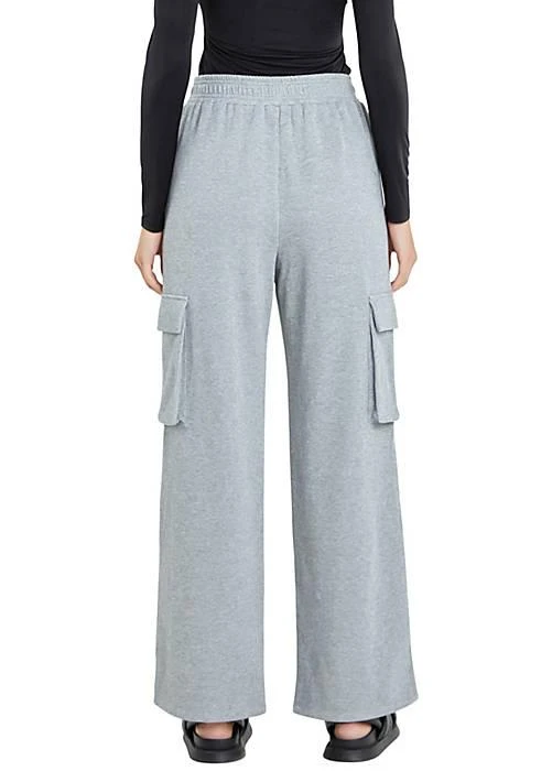 Grey Lab Lab Wide Knit Pants With Pockets 2