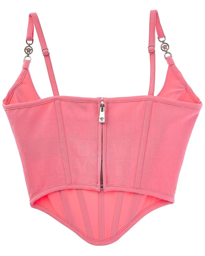 Versace Wool 
Silk-Blend Top 2