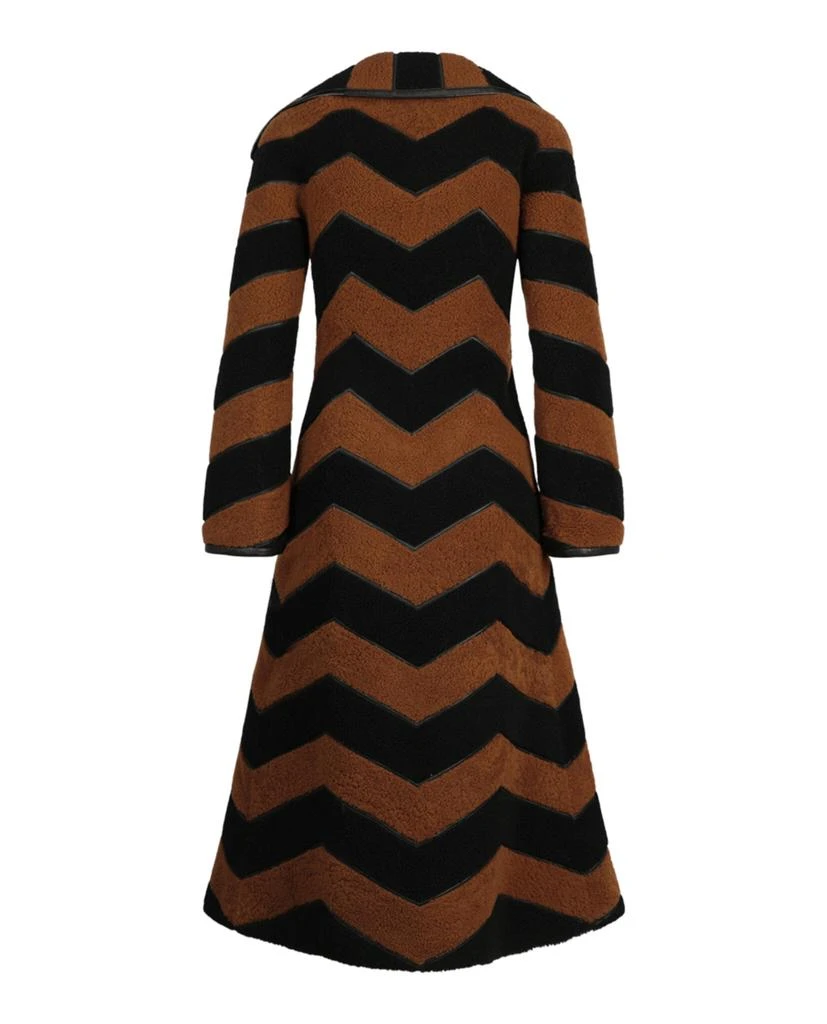 Gucci Chevron Fur Coat 2