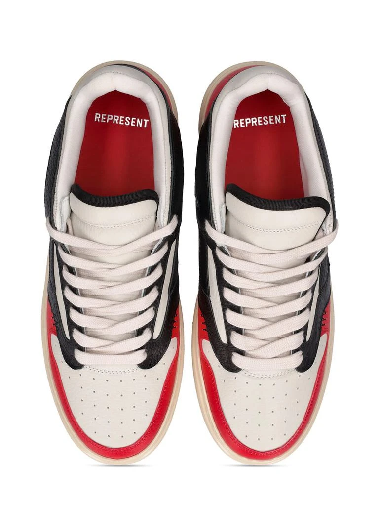 REPRESENT Reptor Low Leather Sneakers 5