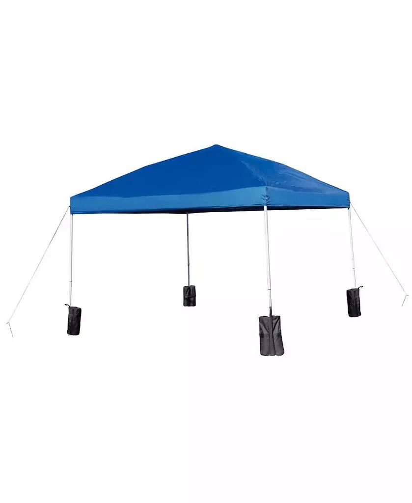 EMMA+OLIVER Outdoor Event/Tailgate Tent Set With Pop Up Event Canopy And Wheeled Case And Bi-Fold Table With Carrying Handle 4