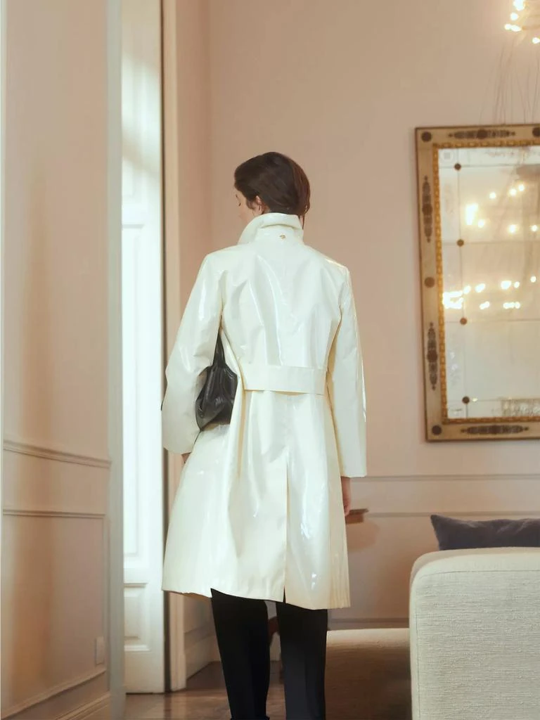 Jane Post Mid-Length Iconic Slicker Coat 7