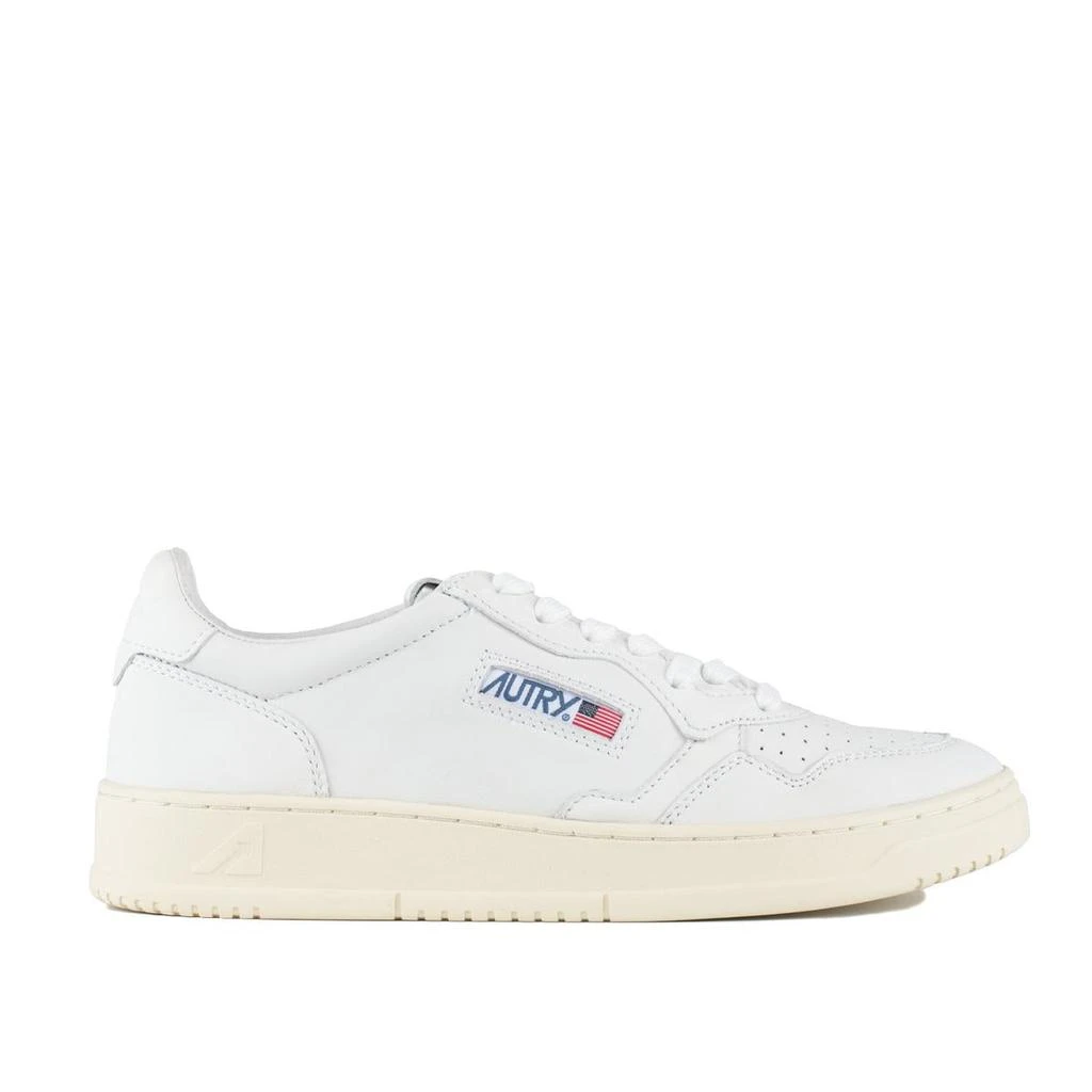 Autry Autry Super Soft White Nappa Medalist Low Sneakers 1