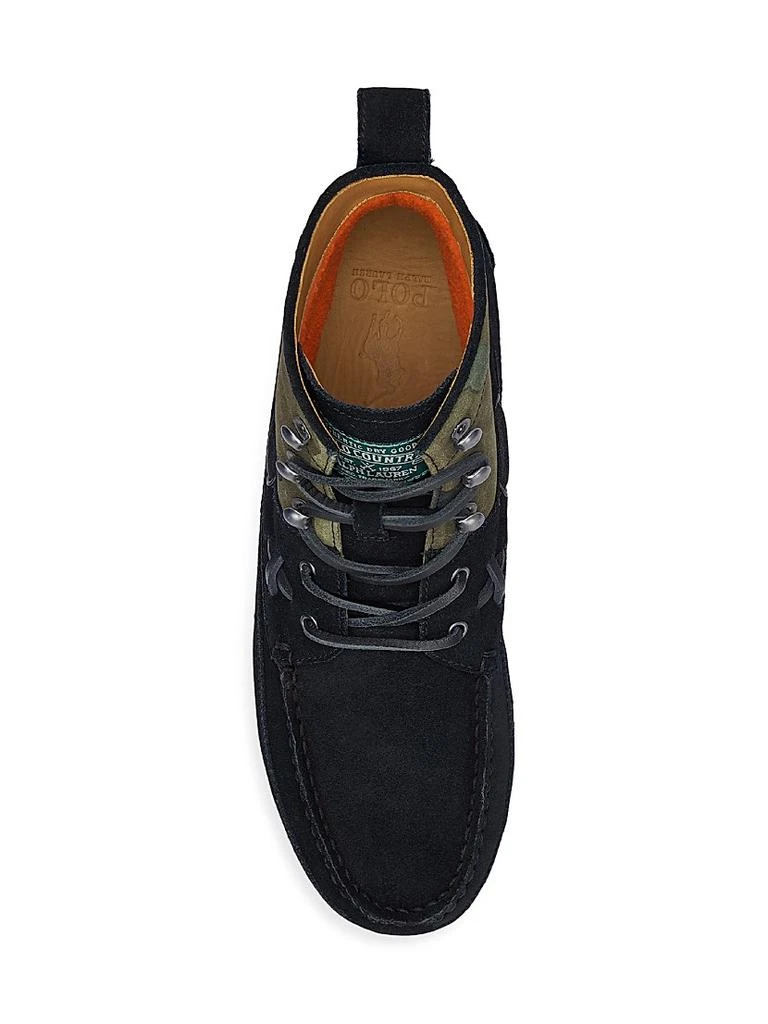 Ralph Lauren Ranger Camouflage Suede Boots 4