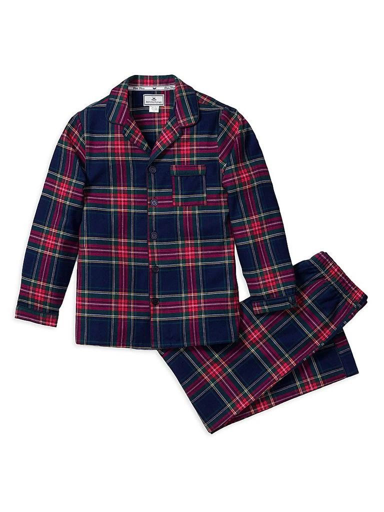 Petite Plume Windsor Tartan 2-Piece Pajama Set 1