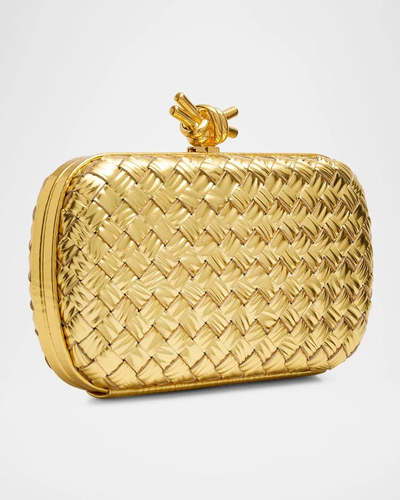 Bottega Veneta Embossed Laminated Leather Clutch Bag 3