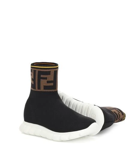 Fendi Kids Jor Boy high-top sock sneakers 6