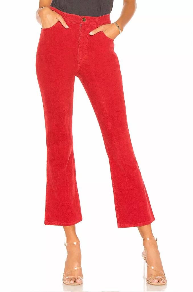 Pam & Gela Pam & Gela - Corduroy Ankle Flare High Rise Pants