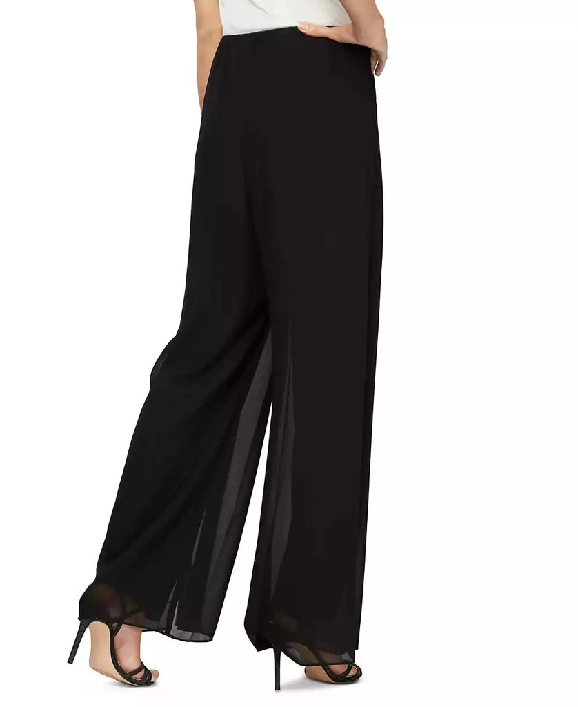 Alex Evenings Wide-Leg Chiffon Pants 2