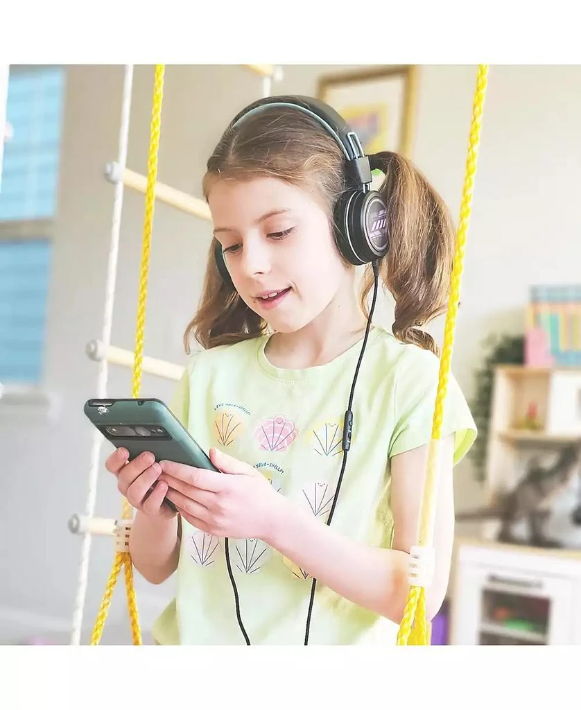 MEE Audio KidJamz KJ55 Safe Listening USB-C Headphones for Kids w/ LED Lights 2