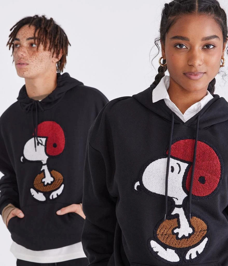 Aeropostale Peanuts | Aéropostale Snoopy Football Pullover Hoodie 2