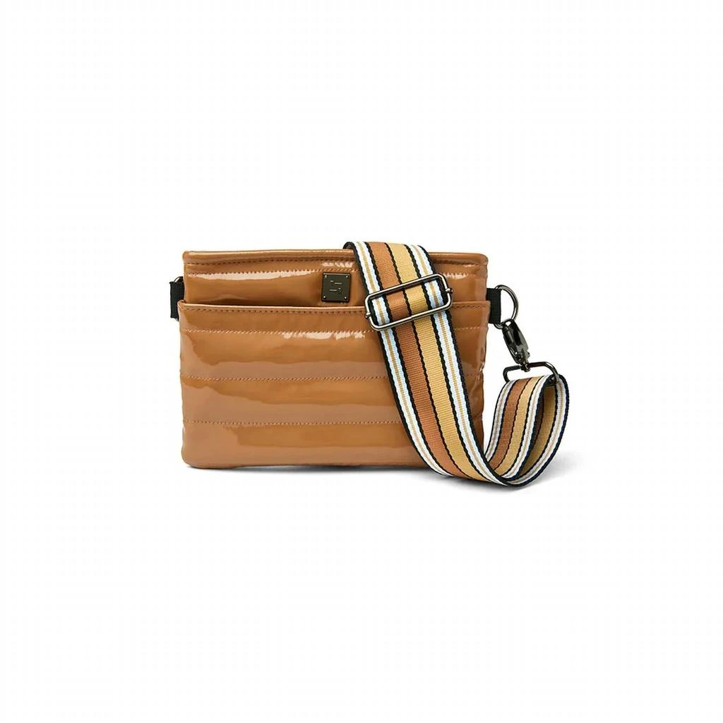 THINK ROYLN Women's The Original Bum Bag In Dark Nude Patent 4