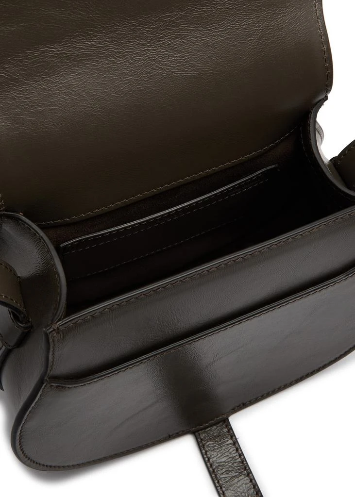 Chloé Marcie small glossed leather saddle bag 4