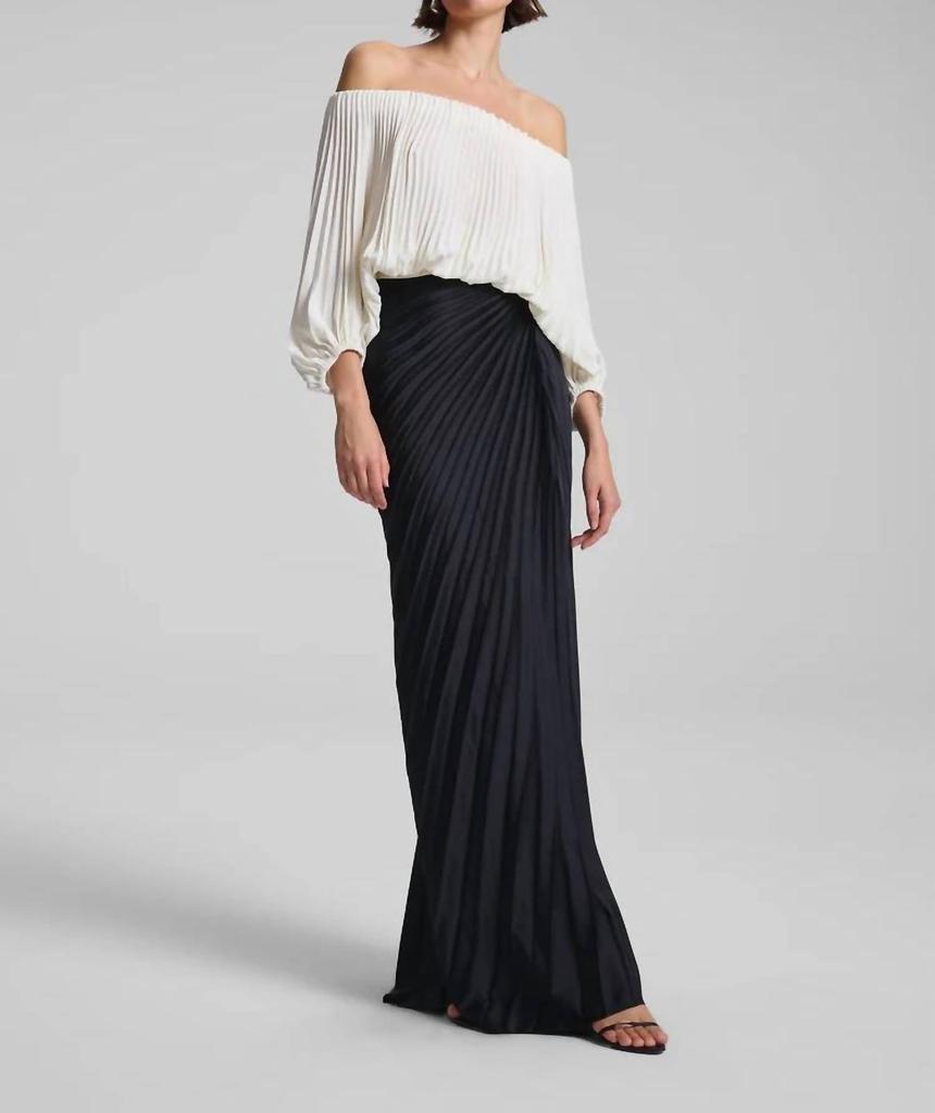 A.L.C. A.L.C. - Bianca Pleated Maxi Skirt