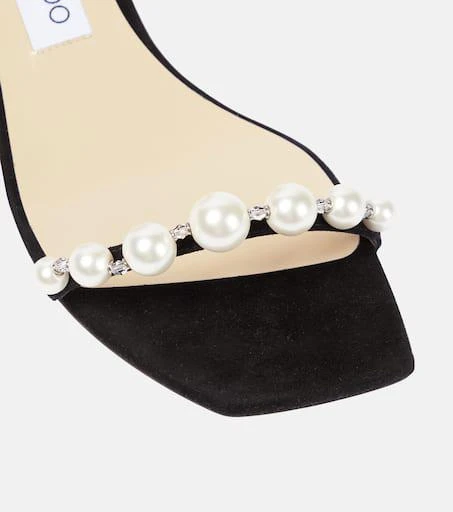 Jimmy Choo Amara 45 embellished suede sandals 6