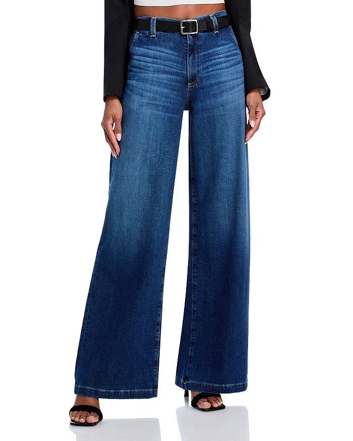 AG Stella Low Slung Palazzo Jeans in Plume 1