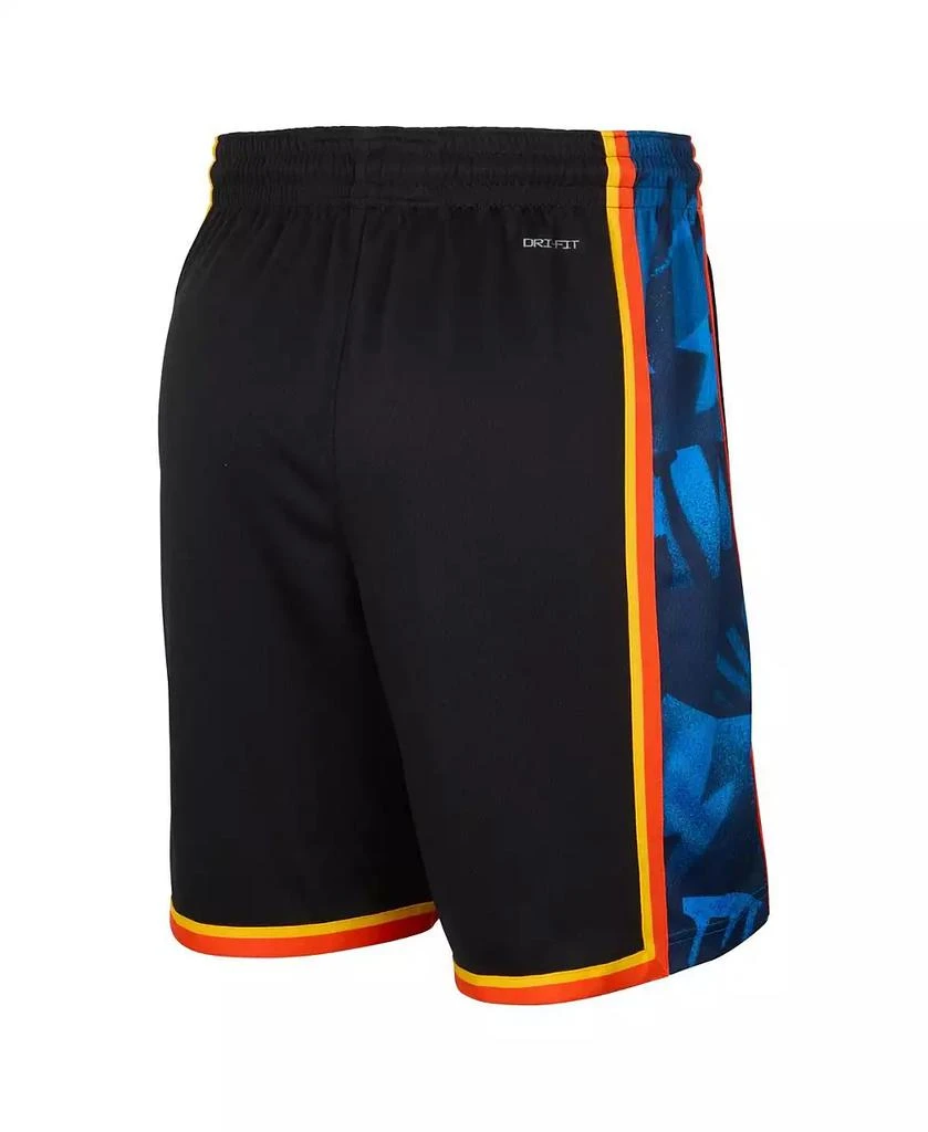 NIKE Men's Black Oklahoma City Thunder 2024/25 City Edition Swingman Shorts 2