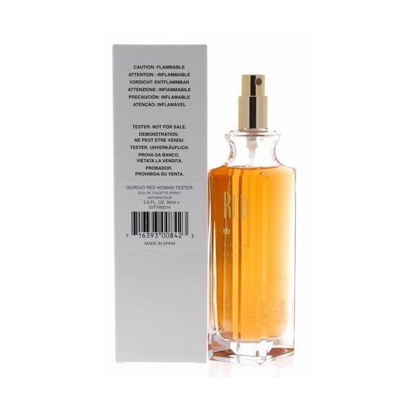 Giorgio Beverly Hills Red for Women Eau de Toilette Spray TESTER 3.0 oz