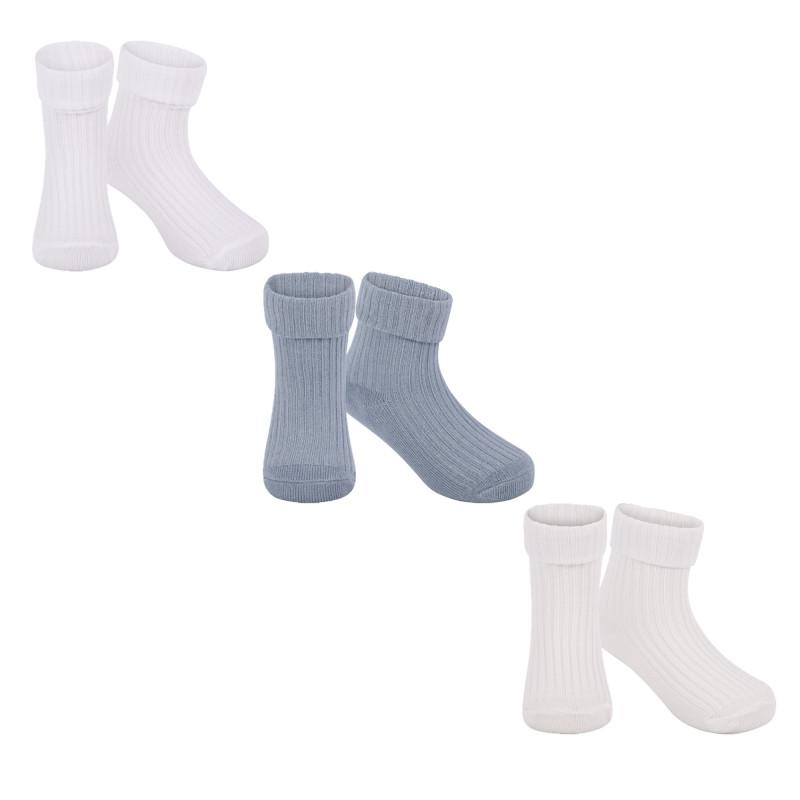 Tartine et Chocolat Socks set in white and blue