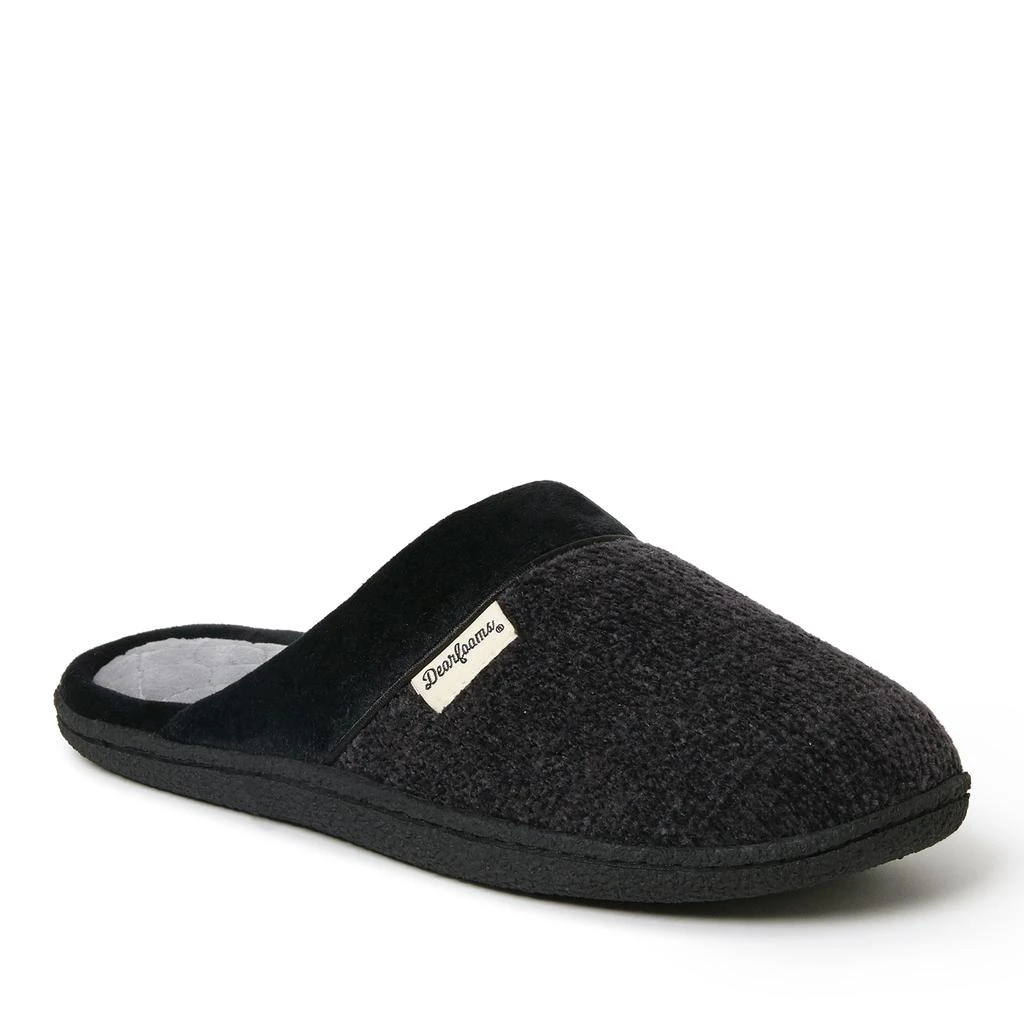 Dear Foams Womens Samantha Chenille Scuff with Quilted So 1