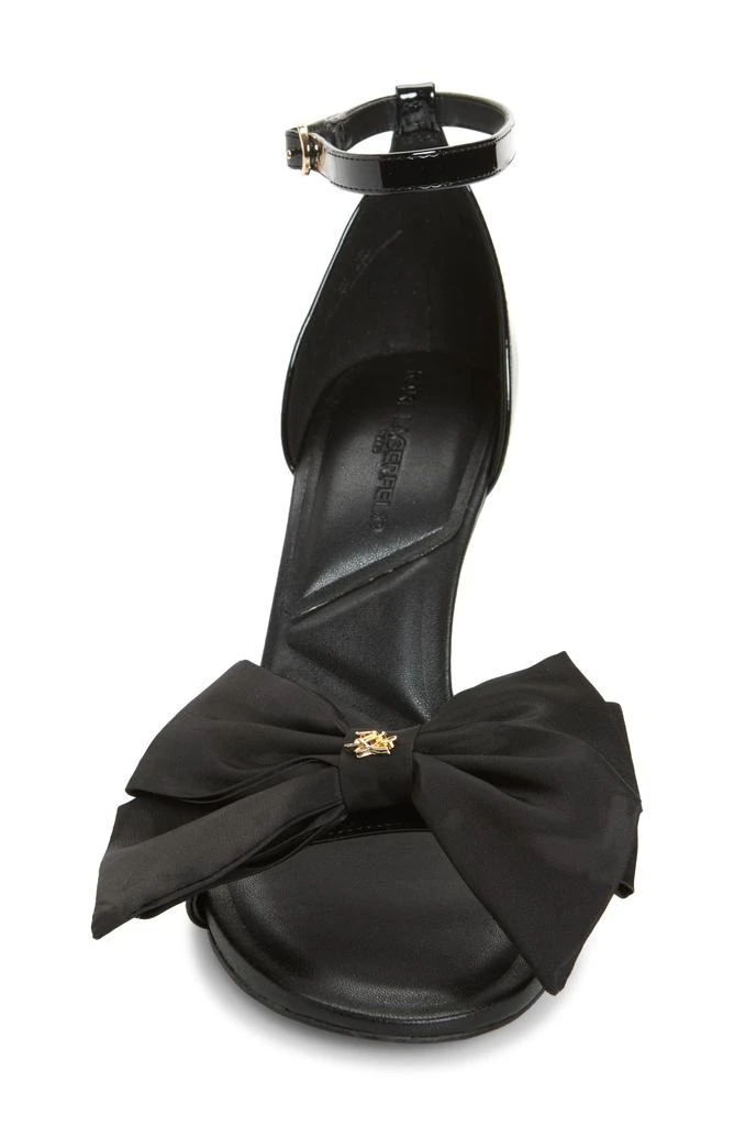 Karl Lagerfeld Paris Kenz Rhinestone Bow Sandal 3