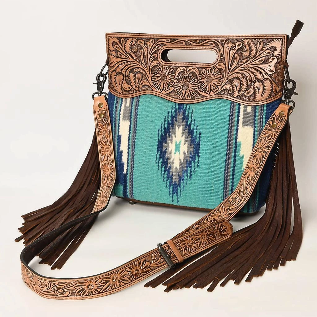 American Darling American Darling - Women
s Clutch Hand Tooled Handbag 2
