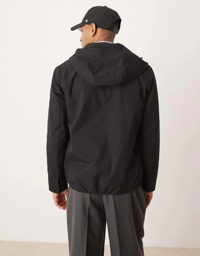 Calvin Klein Calvin Klein Tech twill hooded jacket in ck black 4