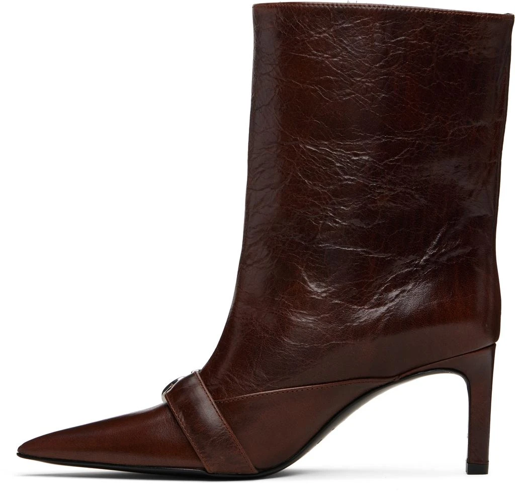 COPERNI Brown Ankle Heeled Belt Boots 3