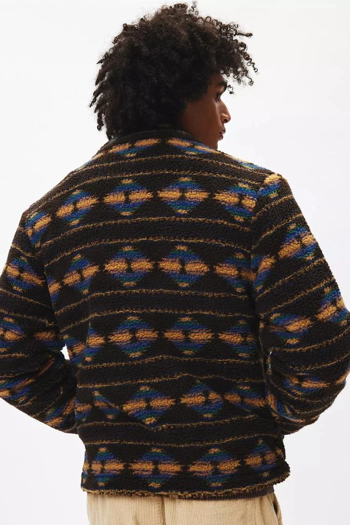 Native Youth Native Youth Westwick Patterned Fleece Full Zip Sweatshirt 3