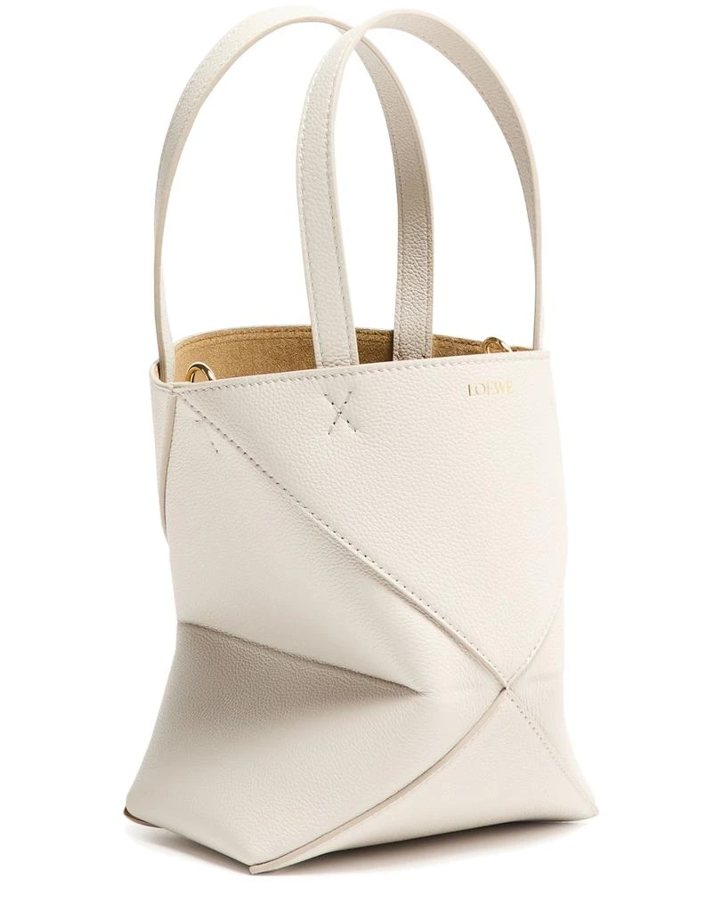 Loewe Mini Puzzle Fold tote in soft grained calfskin 3