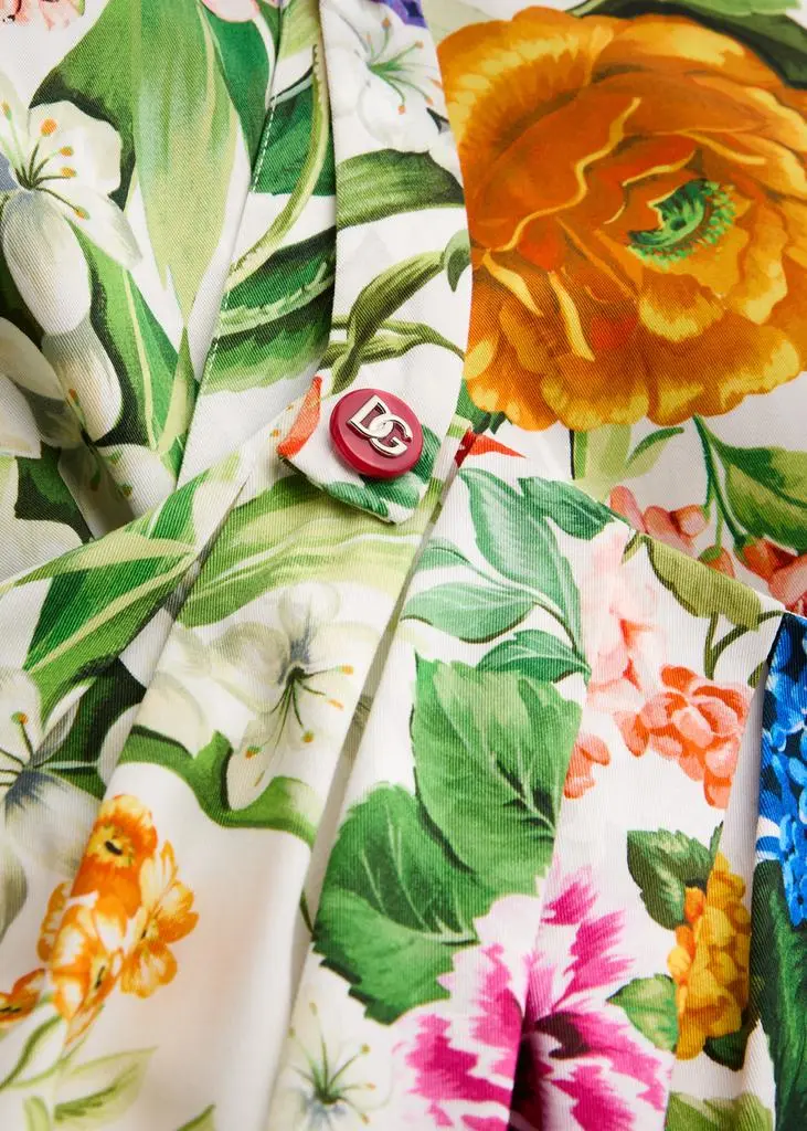 Dolce & Gabbana KIDS Floral-print stretch-cotton dress (8-14 years) 2