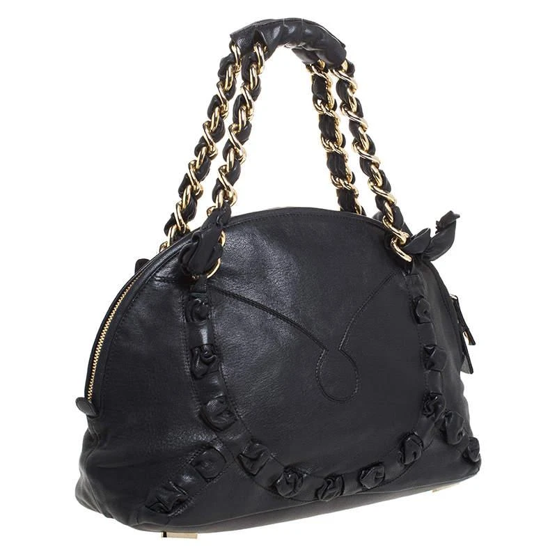 Gianfranco Ferre Gianfranco Ferre Black Leather Satchel 3