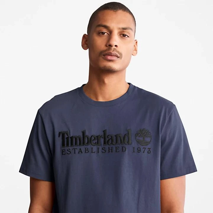 Timberland Outdoor Heritage Logo T-Shirt for Men in Navy 5