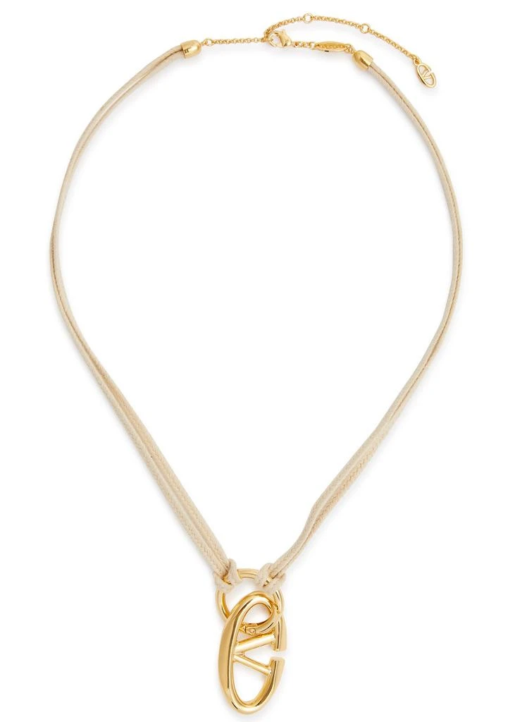 Valentino VLogo rope necklace 3