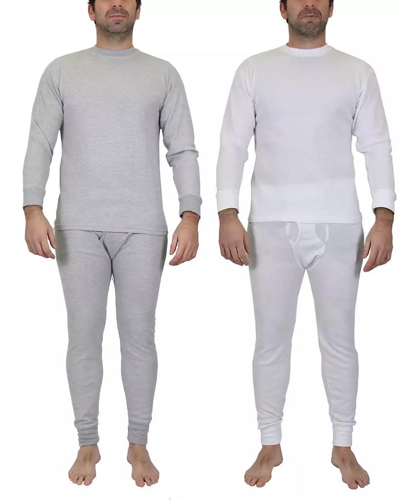 Galaxy By Harvic Men's Winter Thermal Top and Bottom, 4 Piece Set