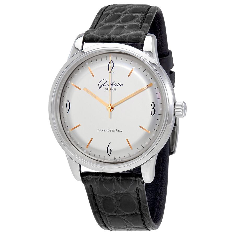 Glashütte Original Glashutte Sixties Automatic Silver Dial Men's Watch 1-39-52-01-02-04
