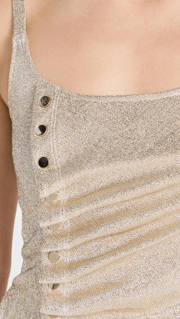 Paco Rabanne Gold Long Dress 5