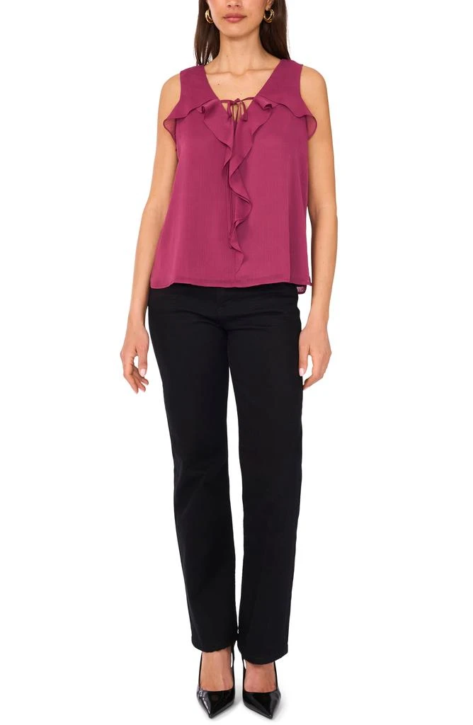 Vince Camuto Ruffle Neck Sleeveless Top 3