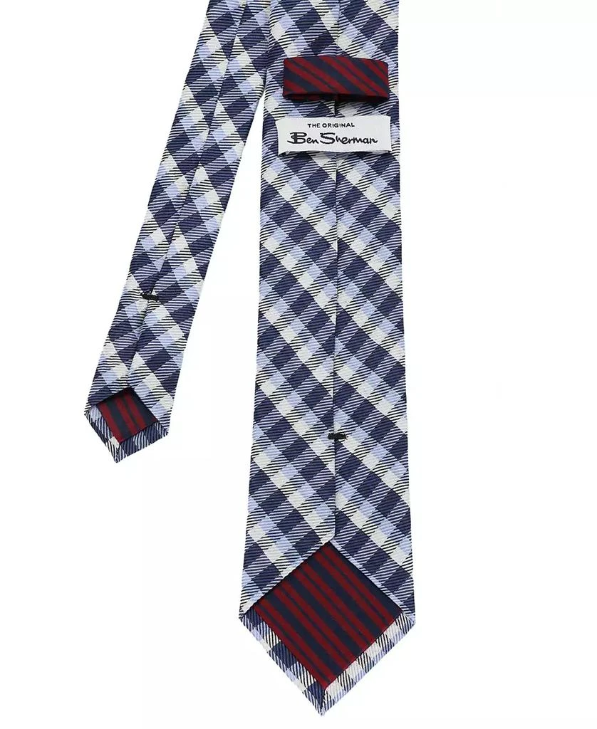 Ben Sherman Men's Plaid Silk Tie 3